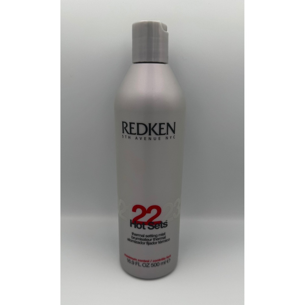 NEW Redken Hot Sets 22 Thermal Setting Mist 16.9 oz Refill DISCONTINUED Silver